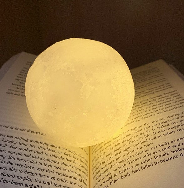 Multi-Colored Moon Lamp - 18cms