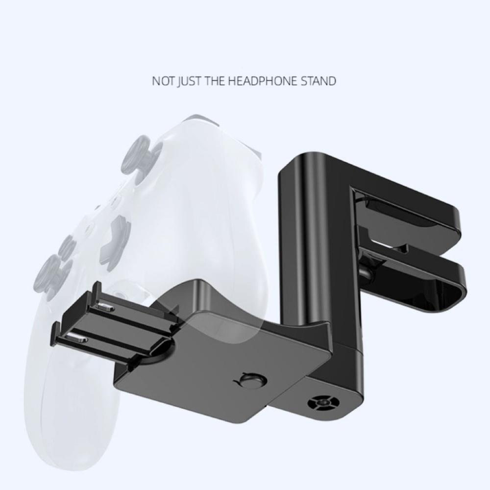 Multifunction Headphone Stand & Hanger (Black)