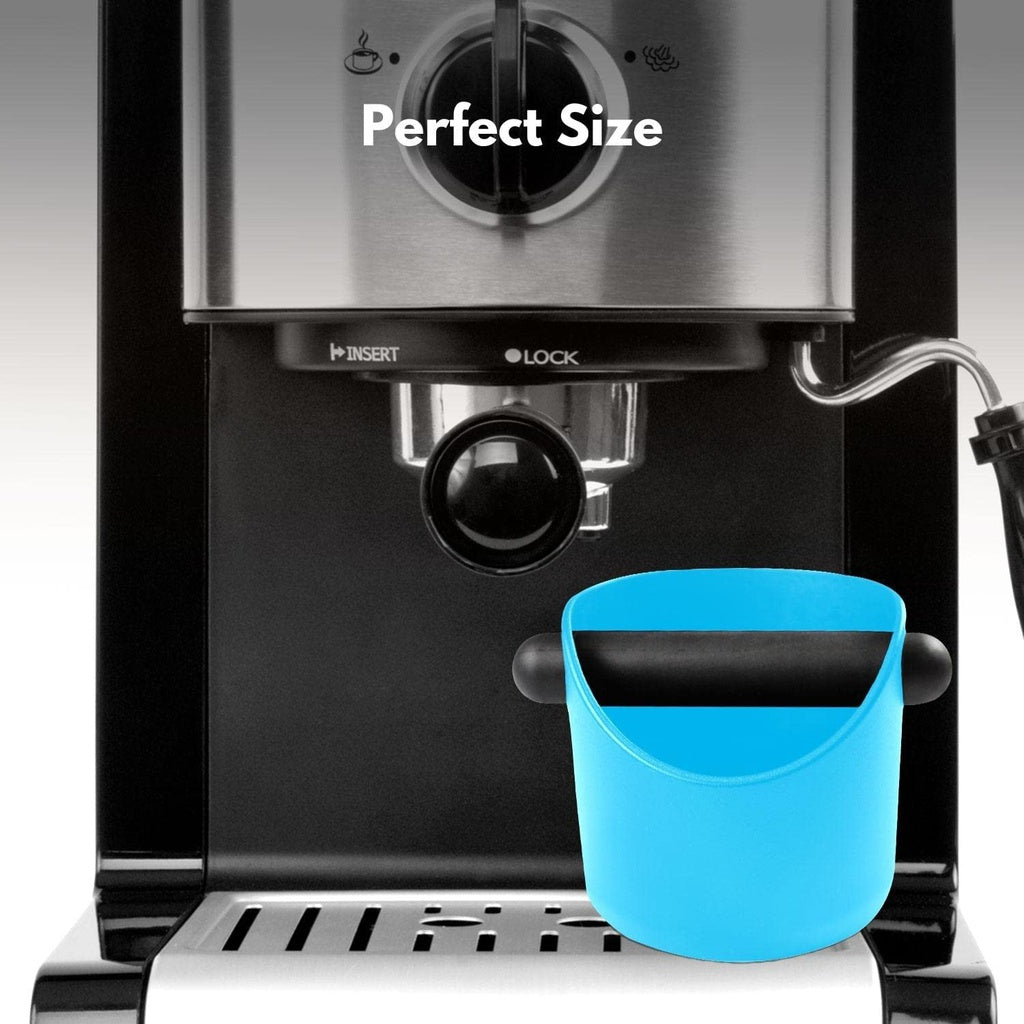 Coffee Knock Box With Removable Knock Bar- Blue 11cm