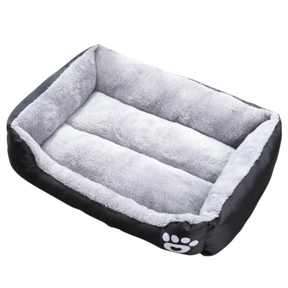 Superior Durability Pet Bed Square Large Size (Black)