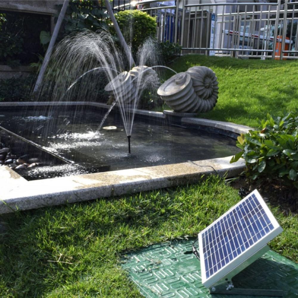 Solar Water Pond Water Fountain - 36*34cm 17V