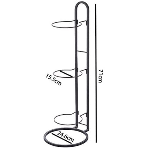 3 Tier Ball Storage Rack Holder