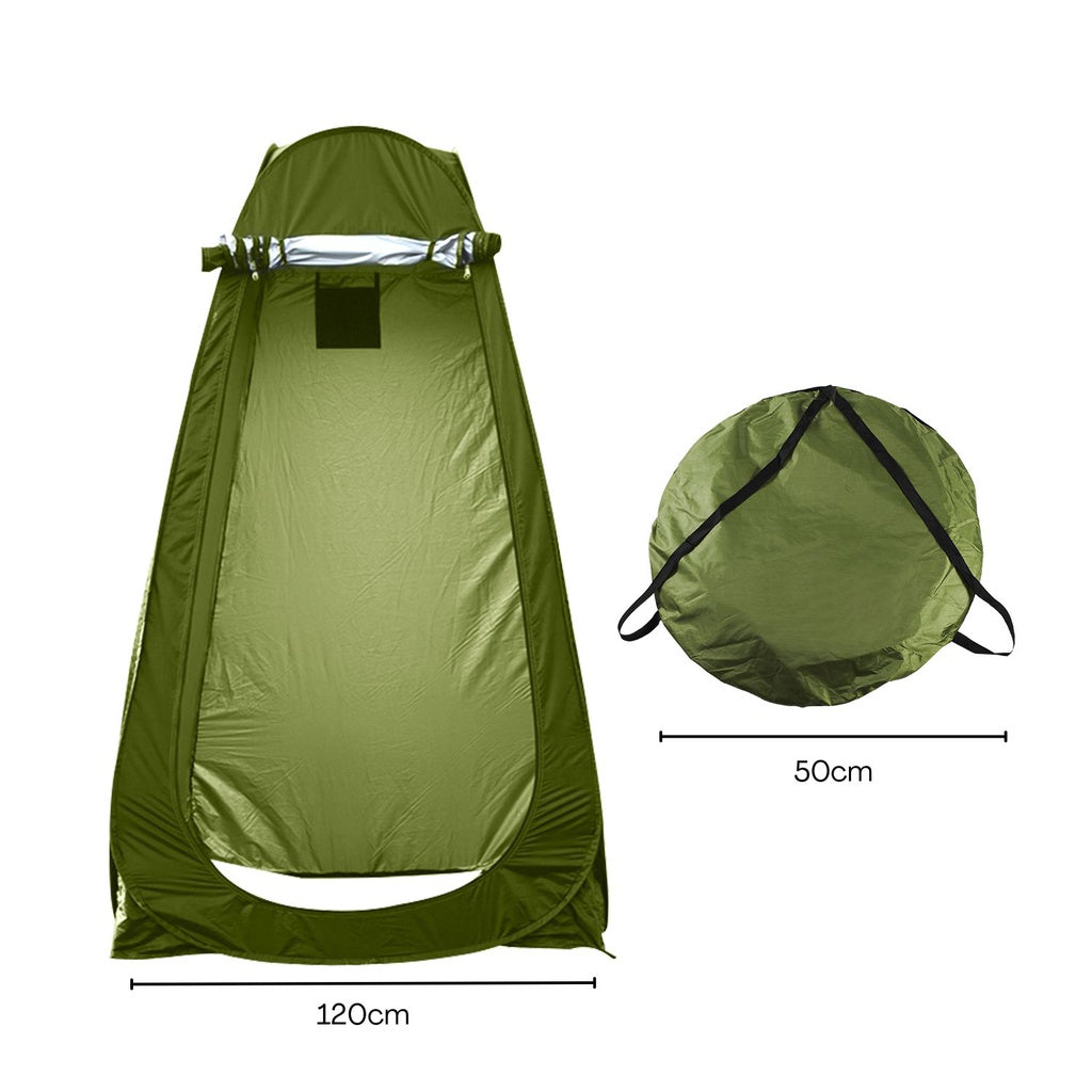 Shower Tent with 2 Window (Green)