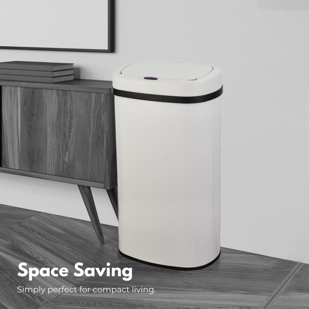 Oval Sensor Bin 60L - White