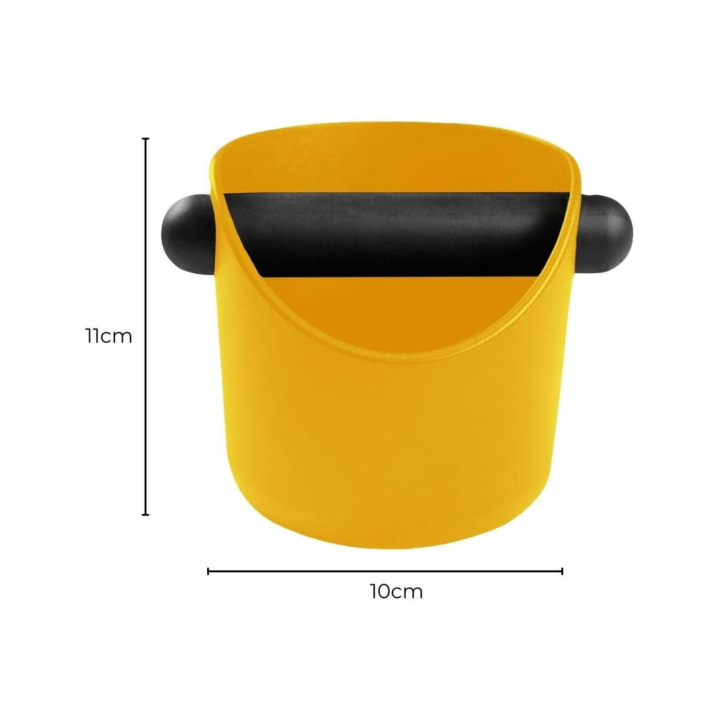 Coffee Knock Box With Removable Knock Bar - Yellow 11cm