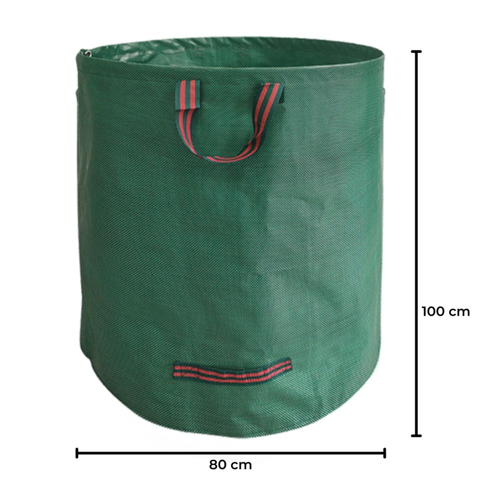 Garden Waste Bags with 132 Gallons (Green) - 3 Packs