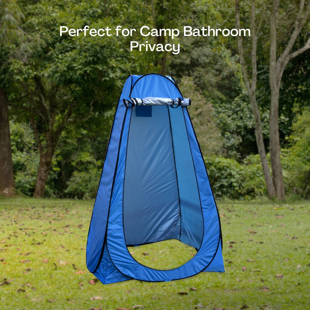 Shower Tent with 2 Window (Dark Blue)