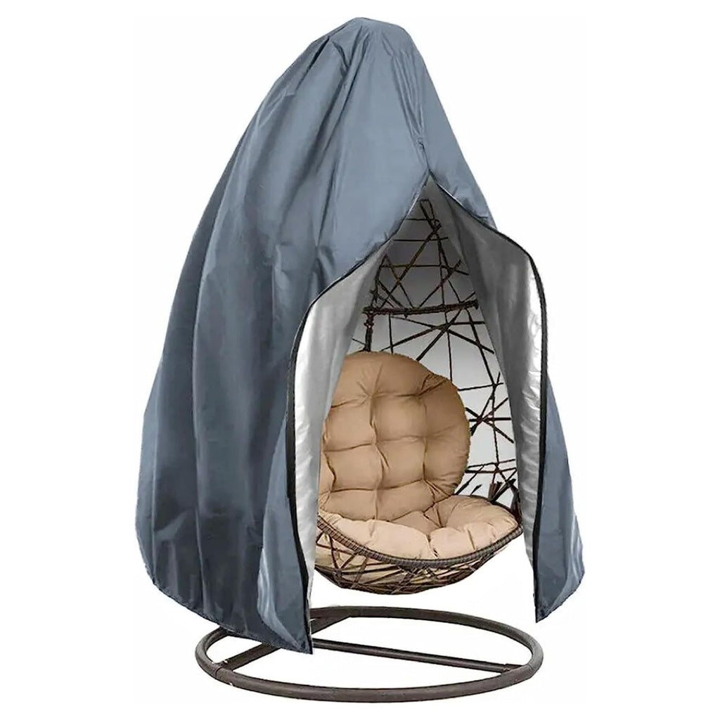 Patio Hanging Chair Cover with Zipper - Grey