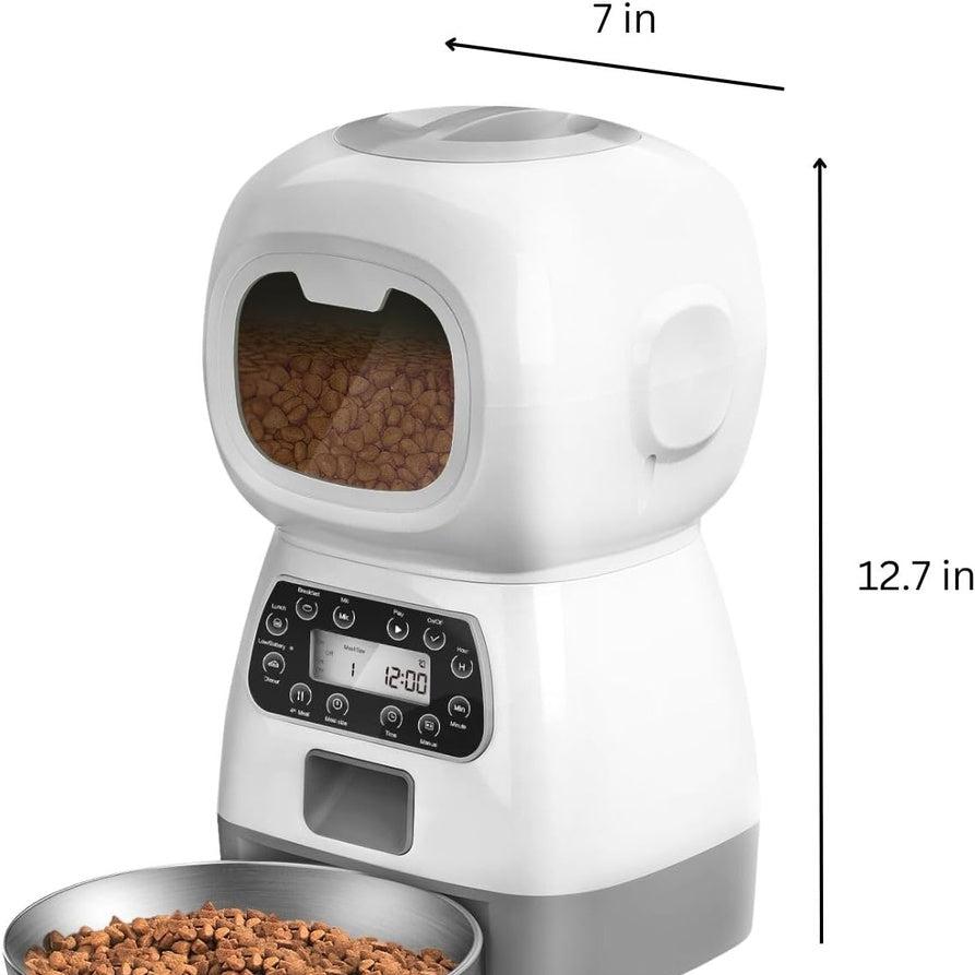 User-Friendly Automatic Pet Feeder 3.5L