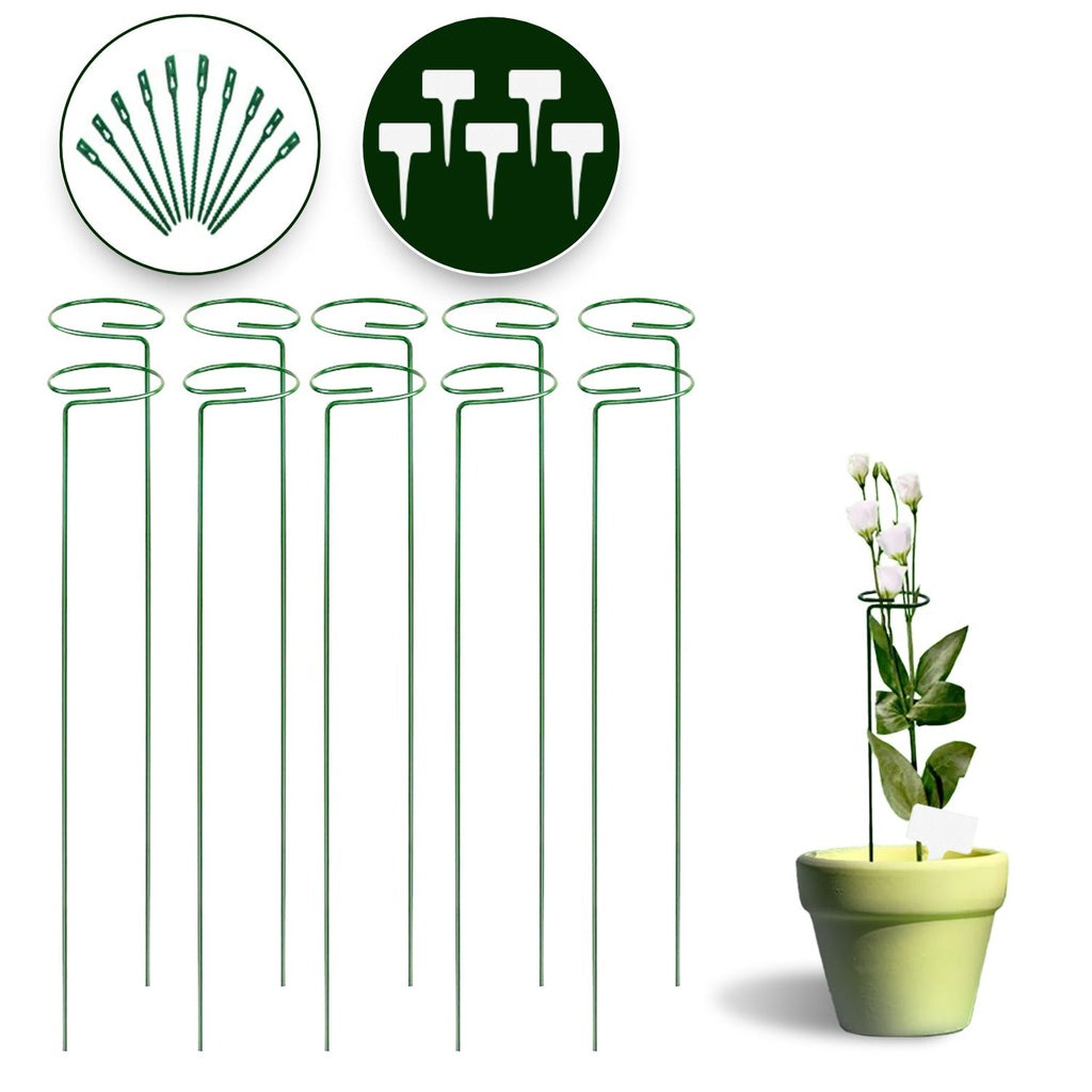 Set Plant Flower Stake Single Stem -10pcs