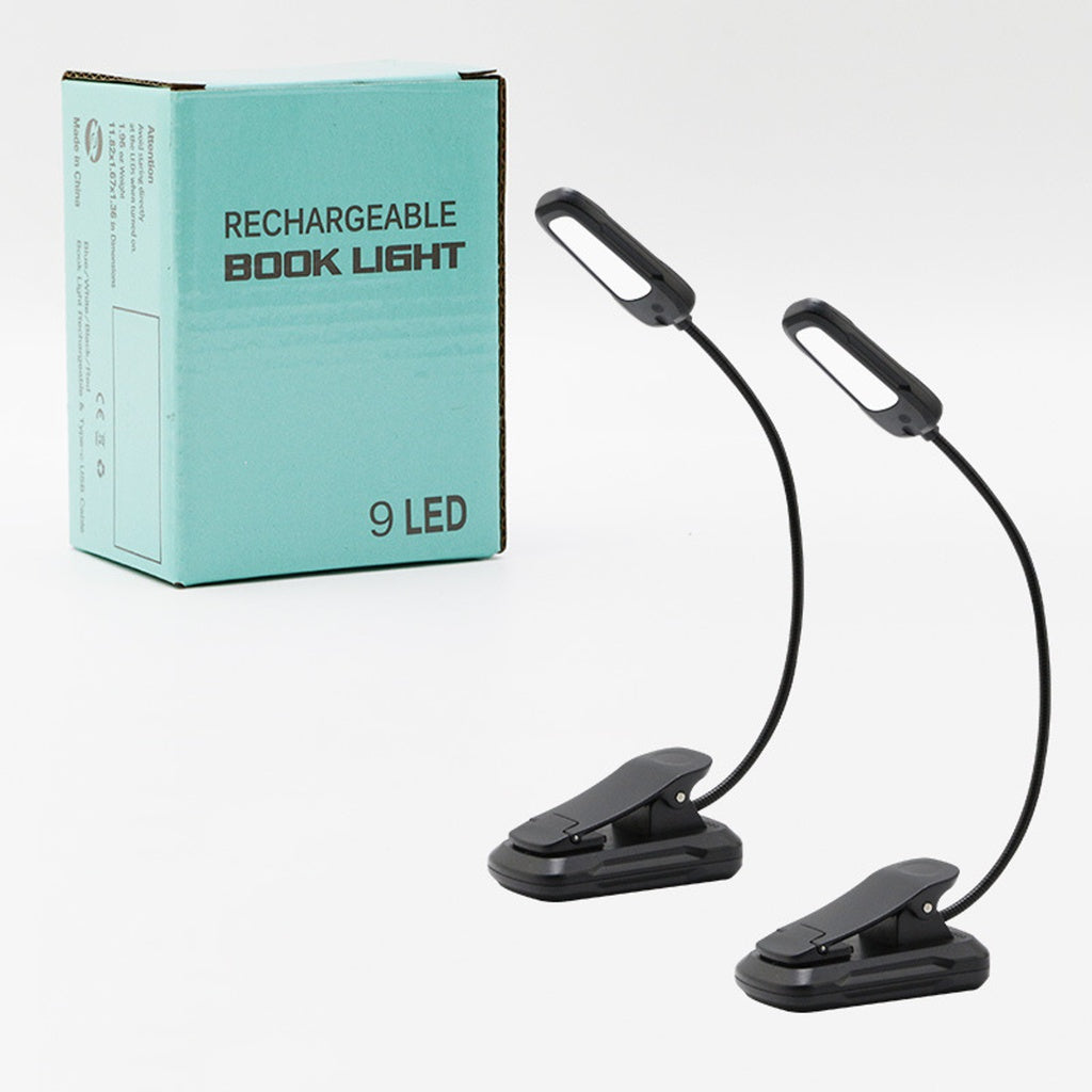 9 LED Clip Book Light