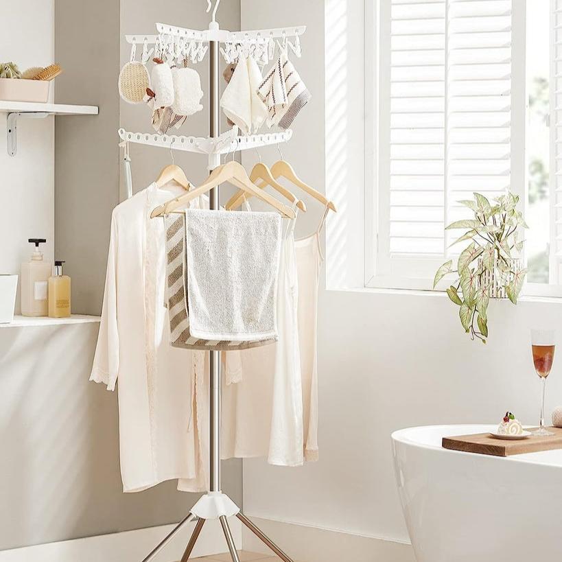 2-Tier Clothes Drying Rack for 27 Pieces of Clothes