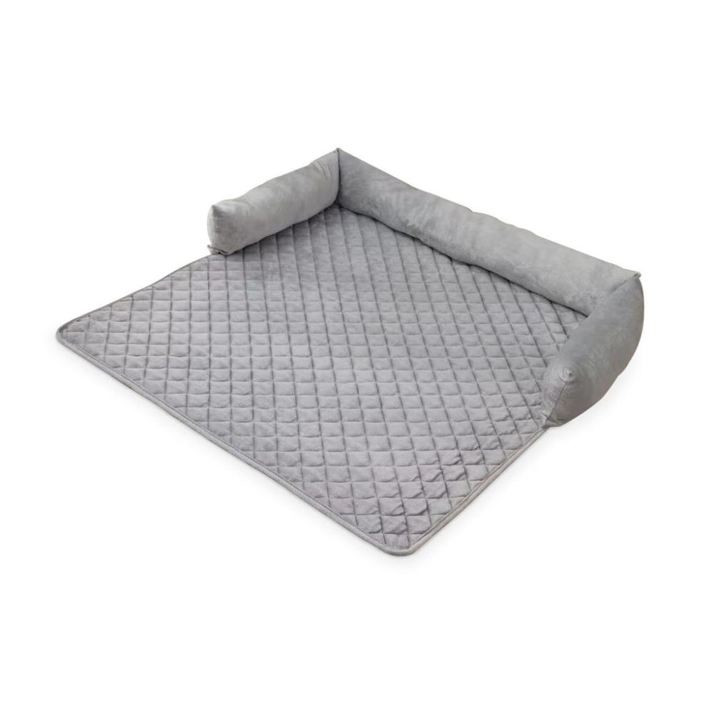 Pet Sofa Cover with Bolster Medium Size (Light Grey)