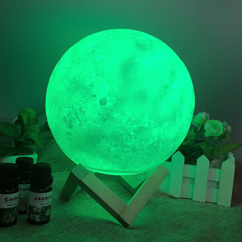 Multi-Colored Moon Lamp - 12cms