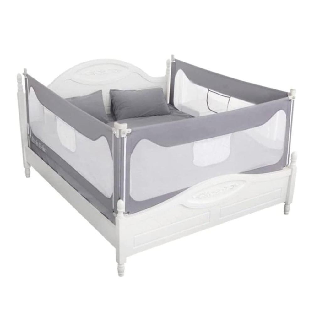 Adjustable Folding Kids Safety King Size Bed Rail Set - 98CM Height