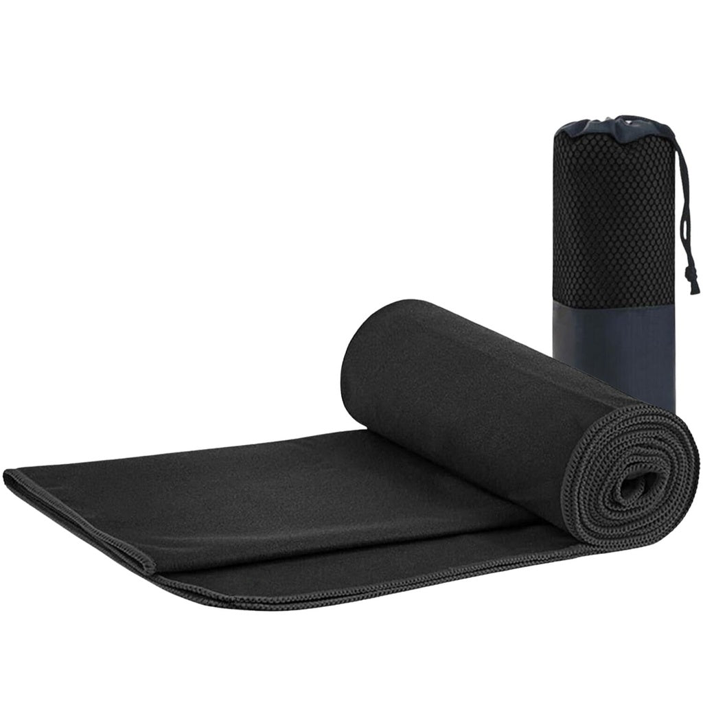 Quick Dry Gym Sport Towel 110 x 175CM (Black)