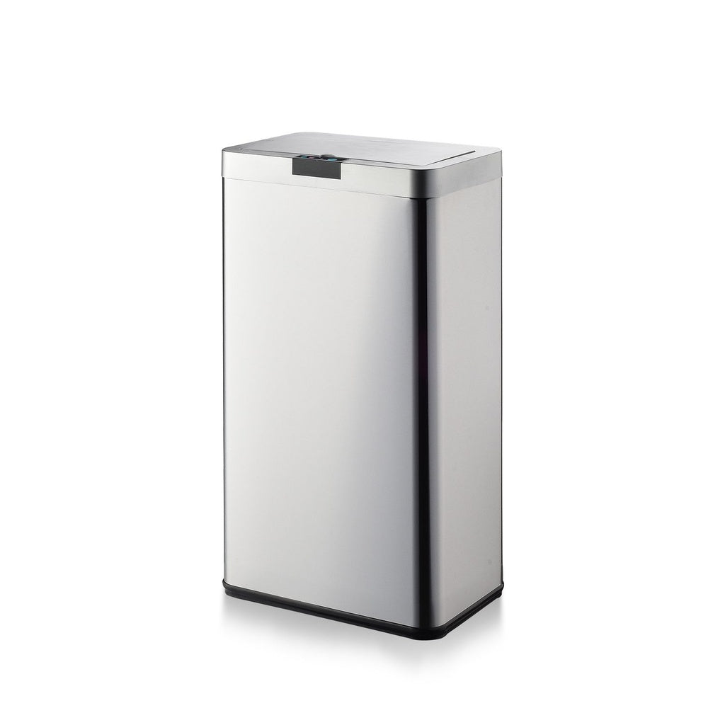 Wide Silver Square Sensor Bin - 70L