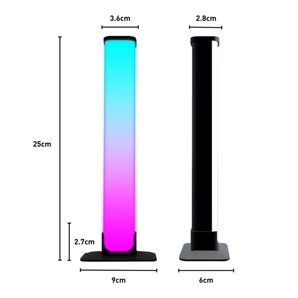 Smart LED RGB Flow Light Bars 2pcs