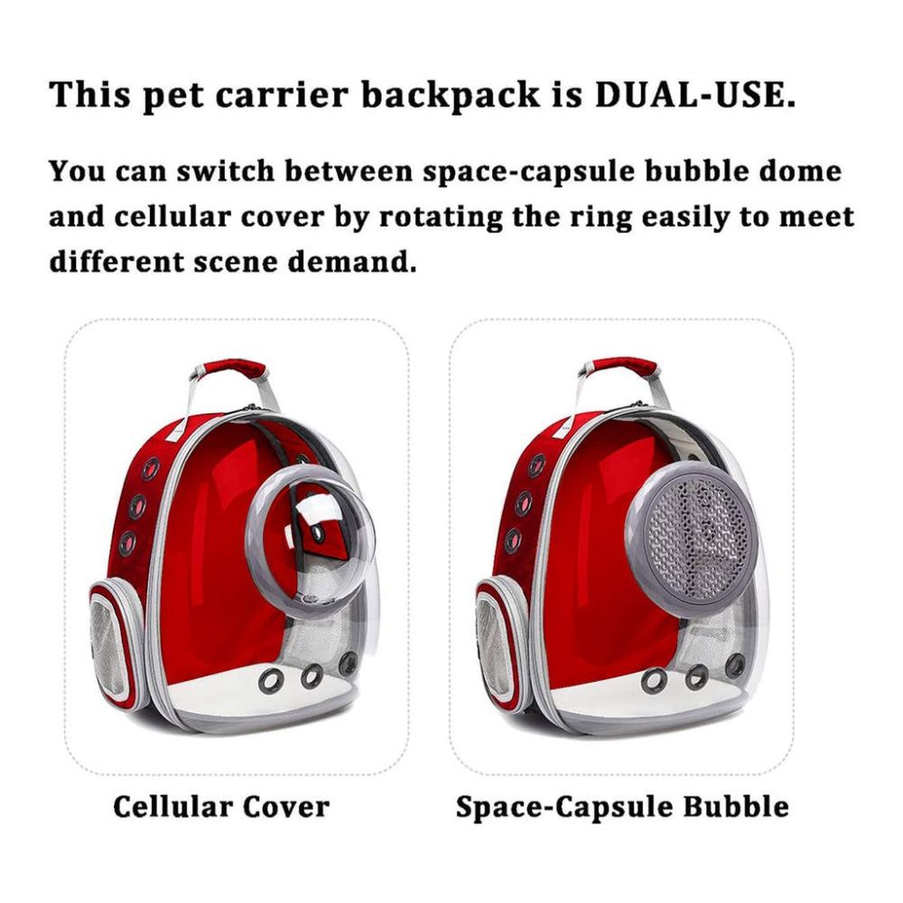 Safety and Comfort Space Capsule Backpack - (Red)