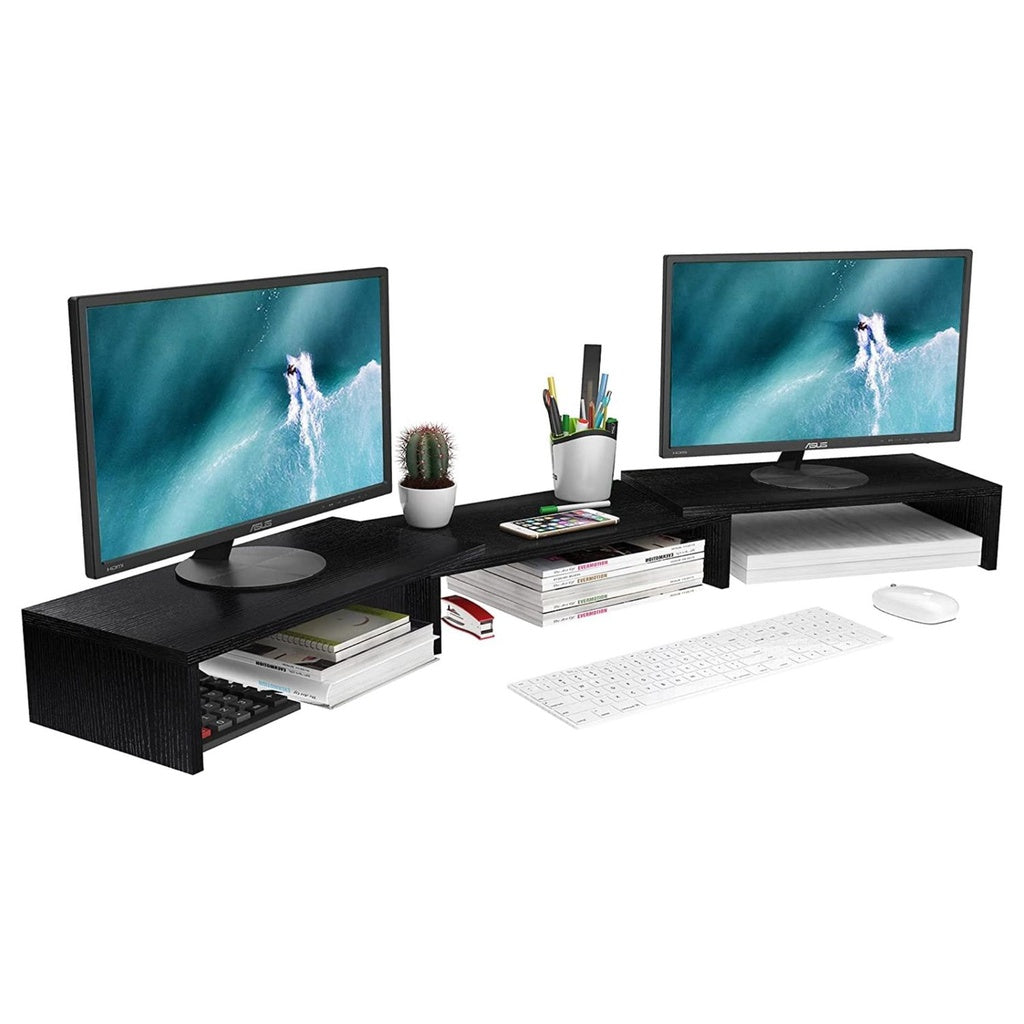 Angle Adjustable 3 Shelf Monitor Stand