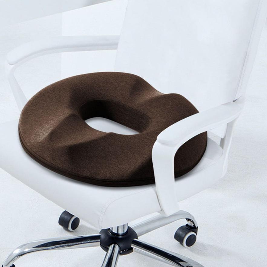 Memory Foam Seat 'O' Shape - Brown