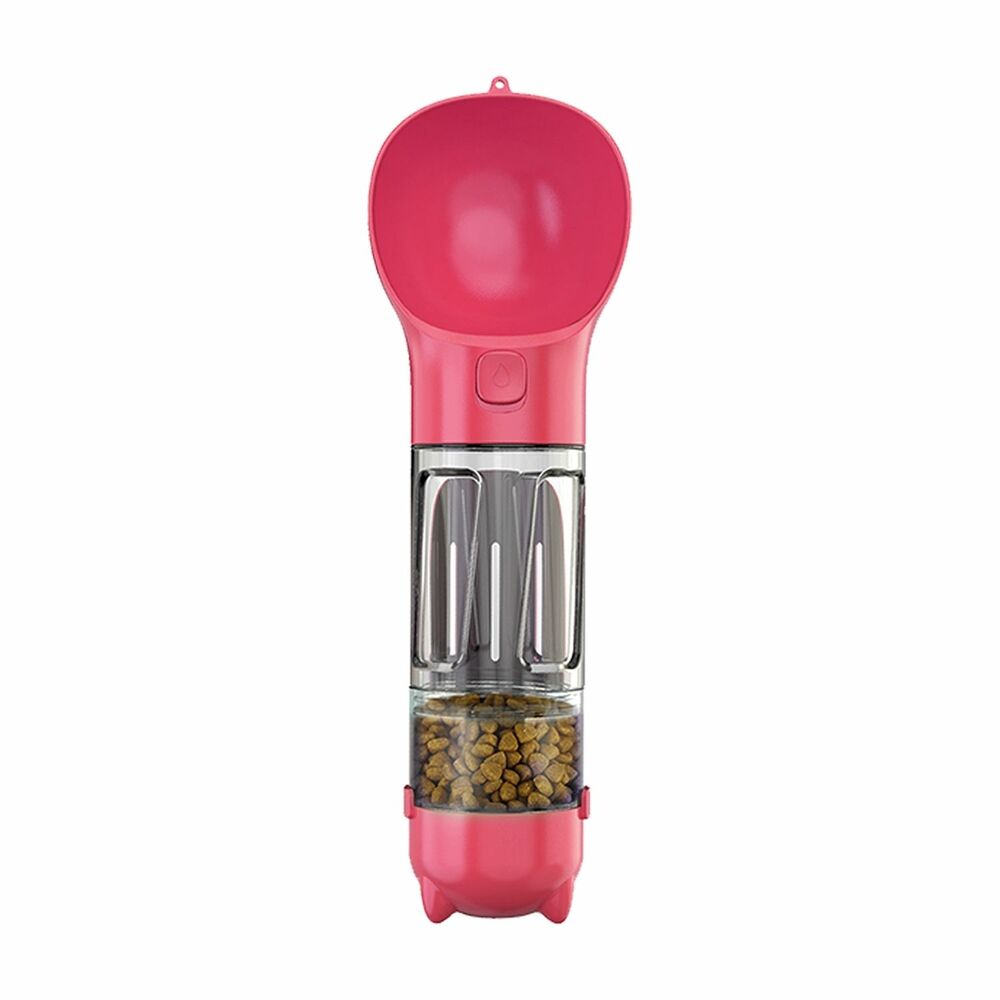 Effortless 4 in 1 Pet Scooper and Feeder Pink