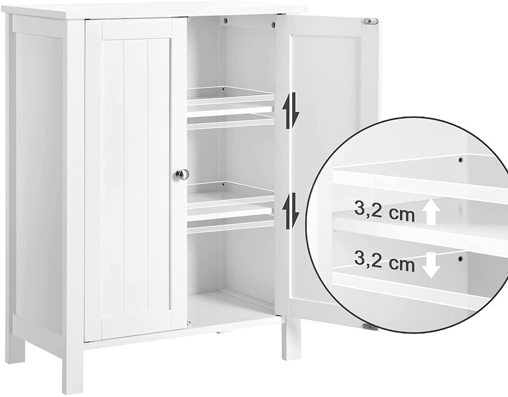 Royal Floor Cabinet with 2 Doors - White