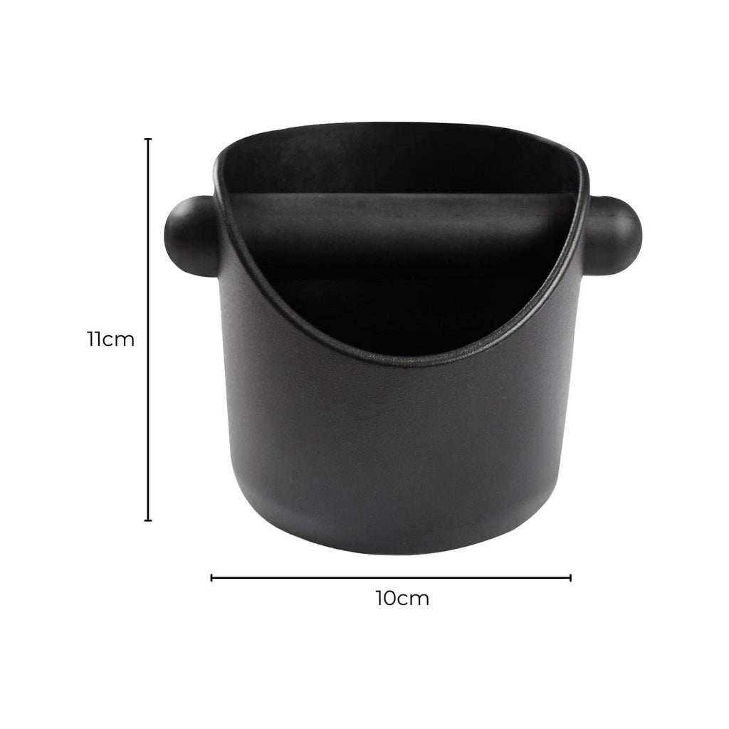 Coffee Knock Box With Removable Knock Bar - Black 11cm