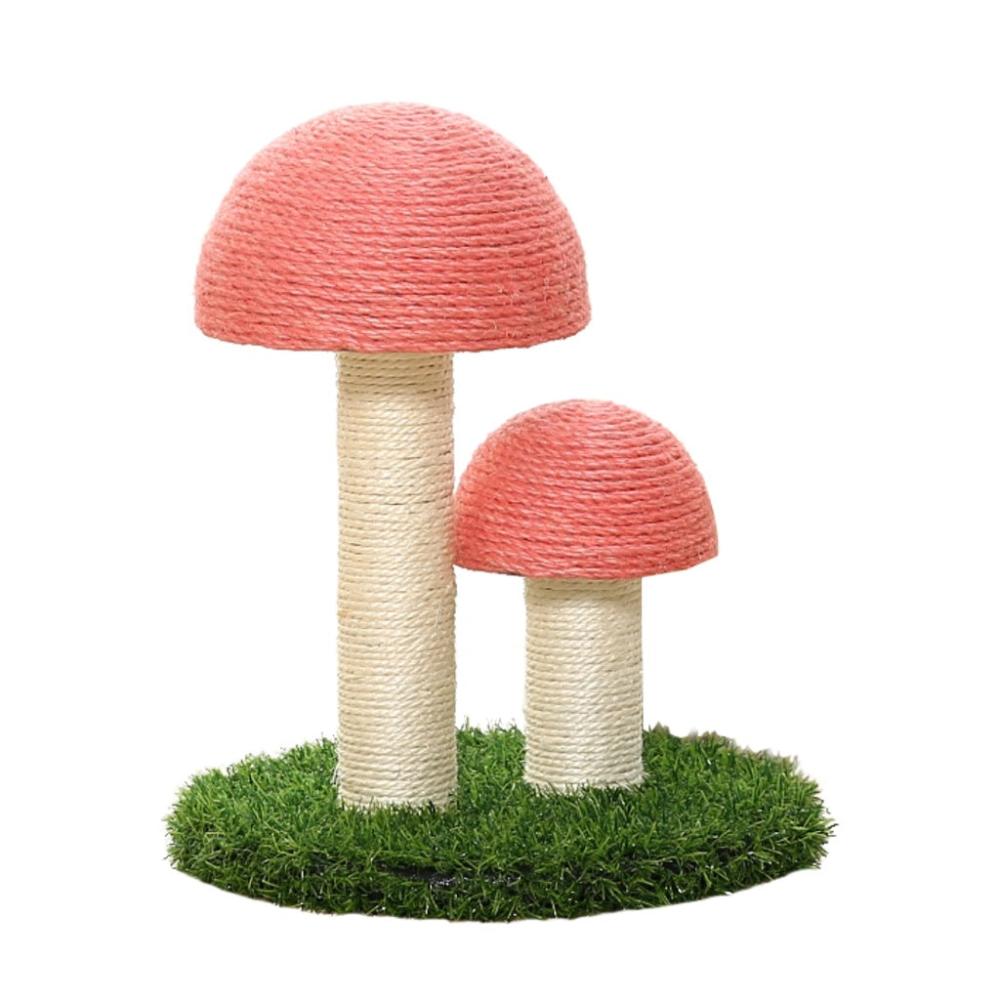 Mushroom Cat Scratcher (36cm Pink)