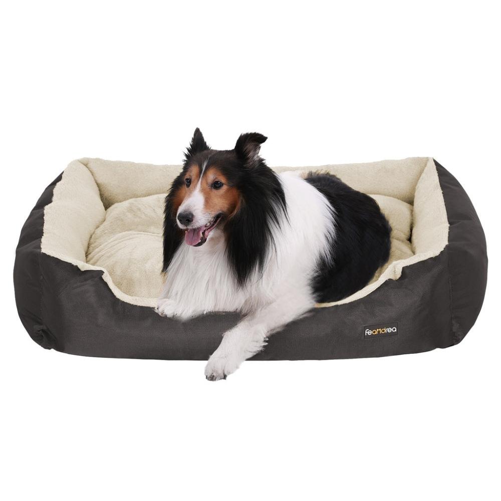 Dog Bed Reversible Cushion Dark Grey - 70cms