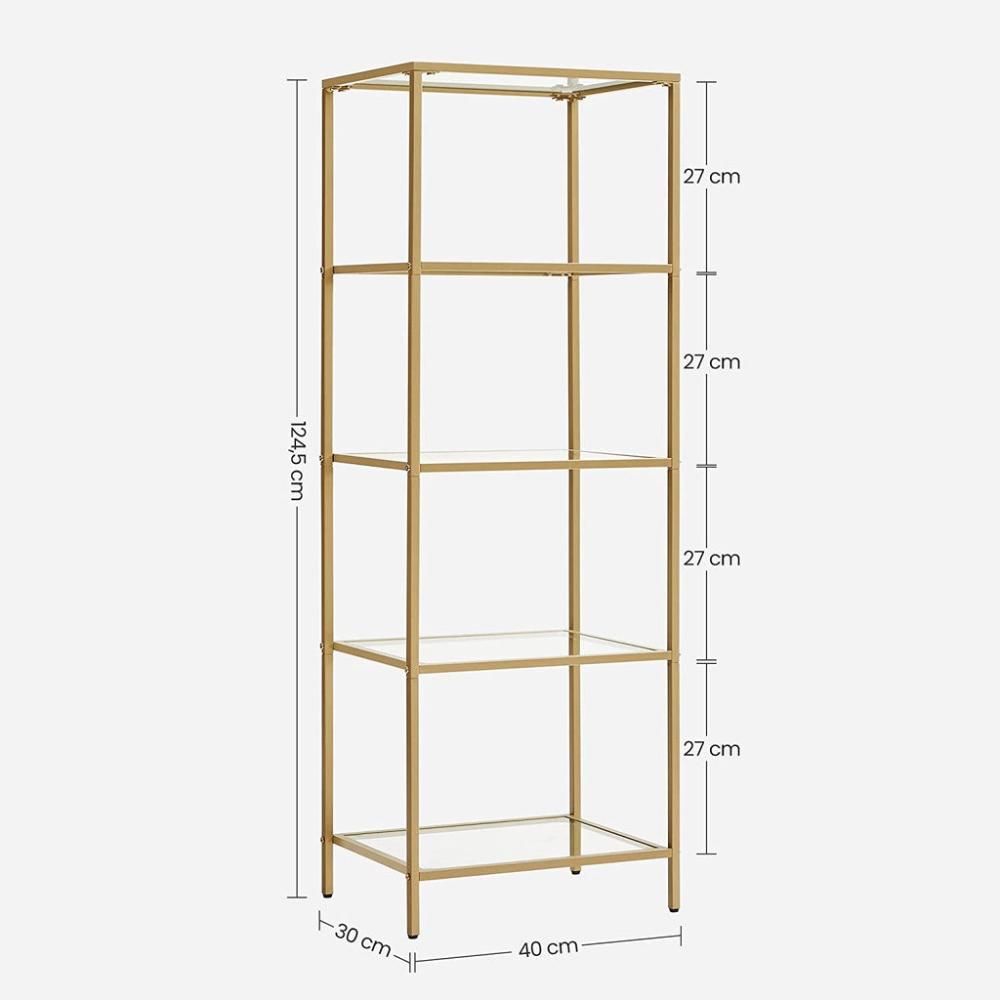 Simple Professional  5-Tier Storage Shelf