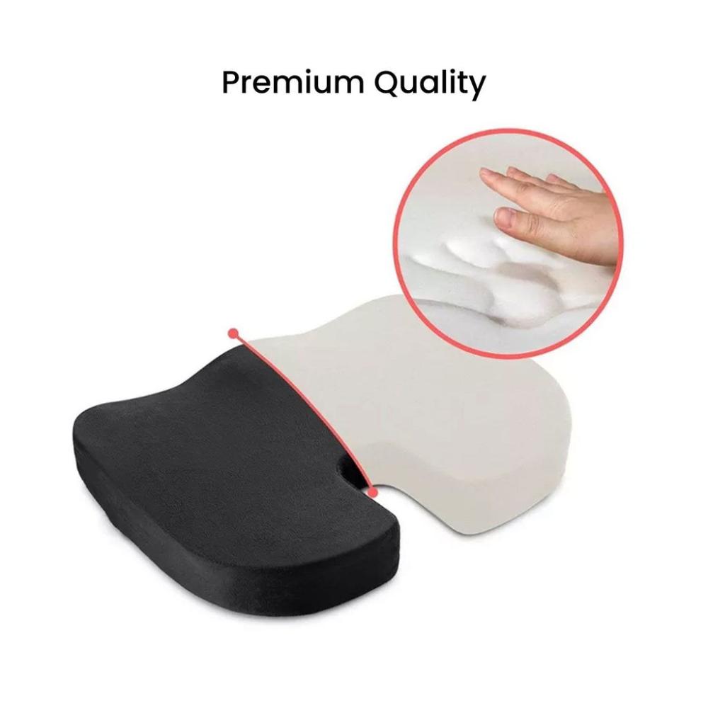 Memory Foam Seat 'U' Shape - Black