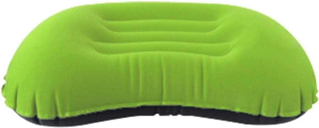 Inflatable Camping Travel Pillow - Green