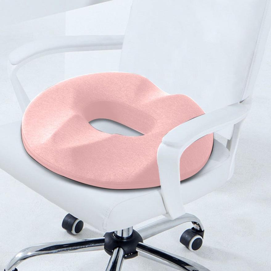 Memory Foam Seat 'O' Shape - Light Pink