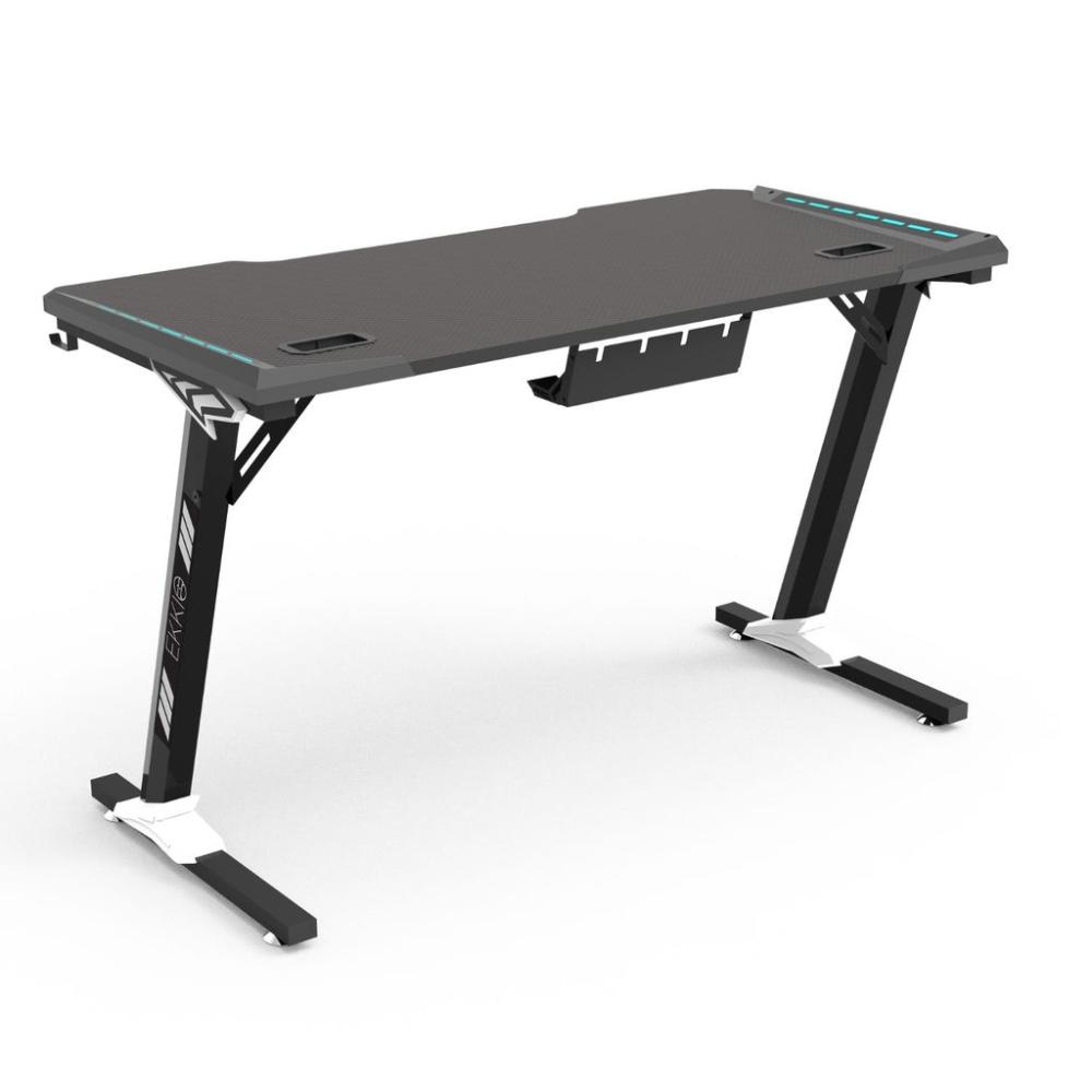 RGB Gaming Desk Z Shape Black - 140cms