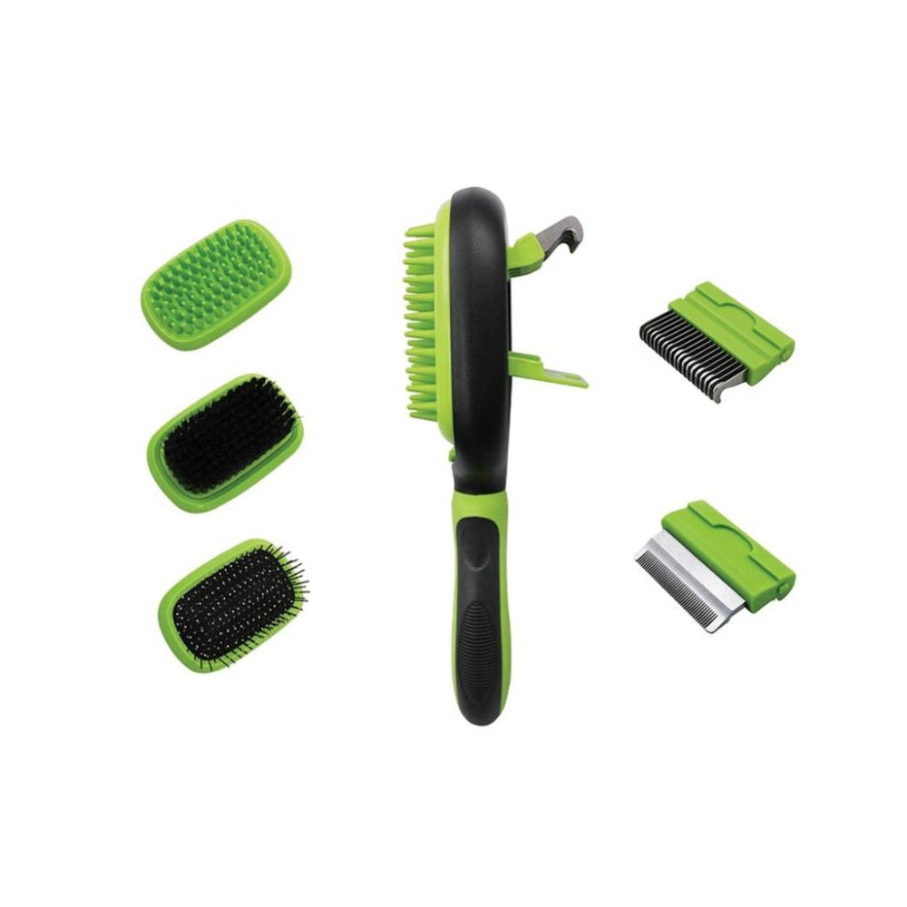 Ergonomic 5 in 1 Pet Grooming Set