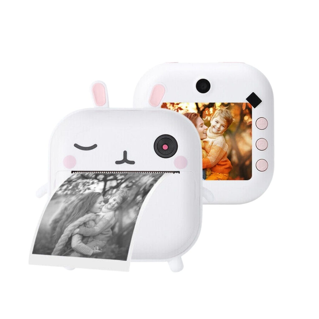 Instant Print Camera for Kids- 32GB TF Card (Rabbit)