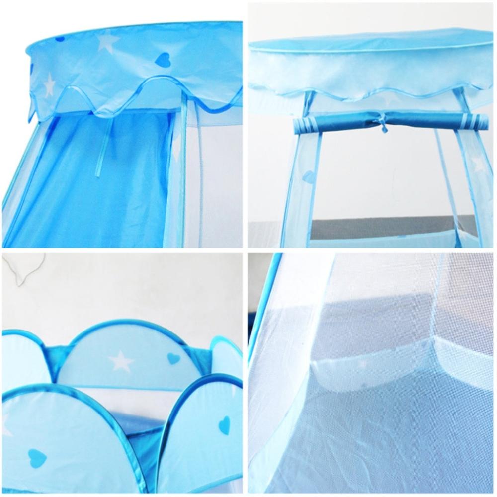 Breathable Kids Tunnel Tent (Blue)