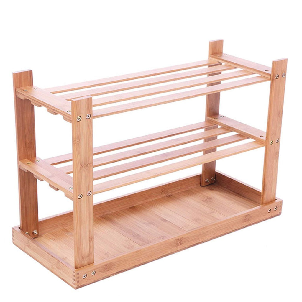 2-Tiers Bamboo Bench 70cms