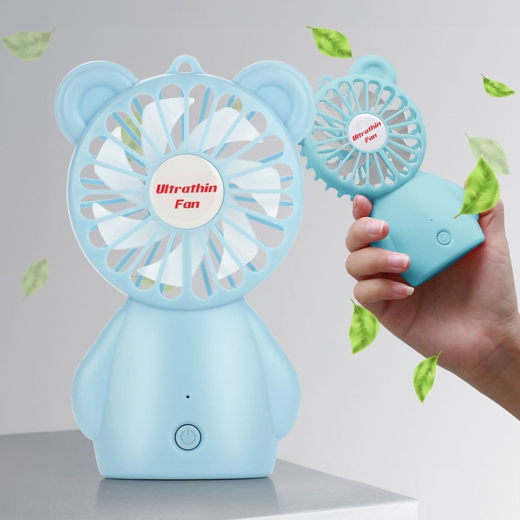 Rechargeable Handheld Fan (Blue)