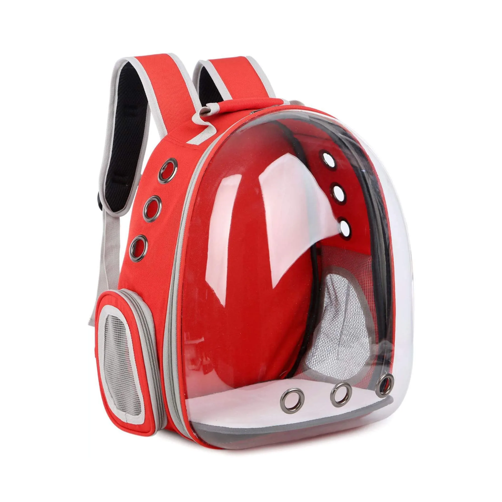 Expandable Space Capsule Backpack - (Red)