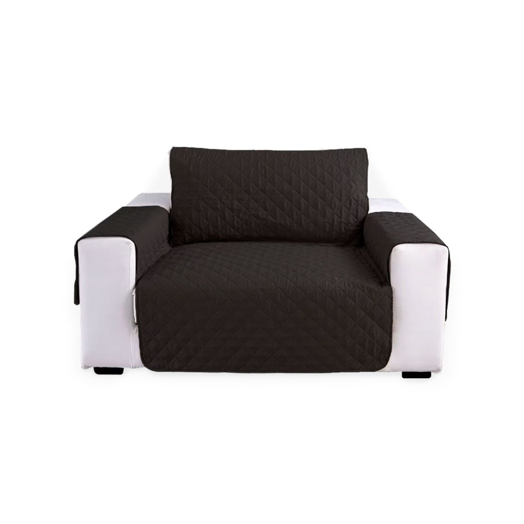 Adjustable Pet Sofa Cover 1 Seat (Black)