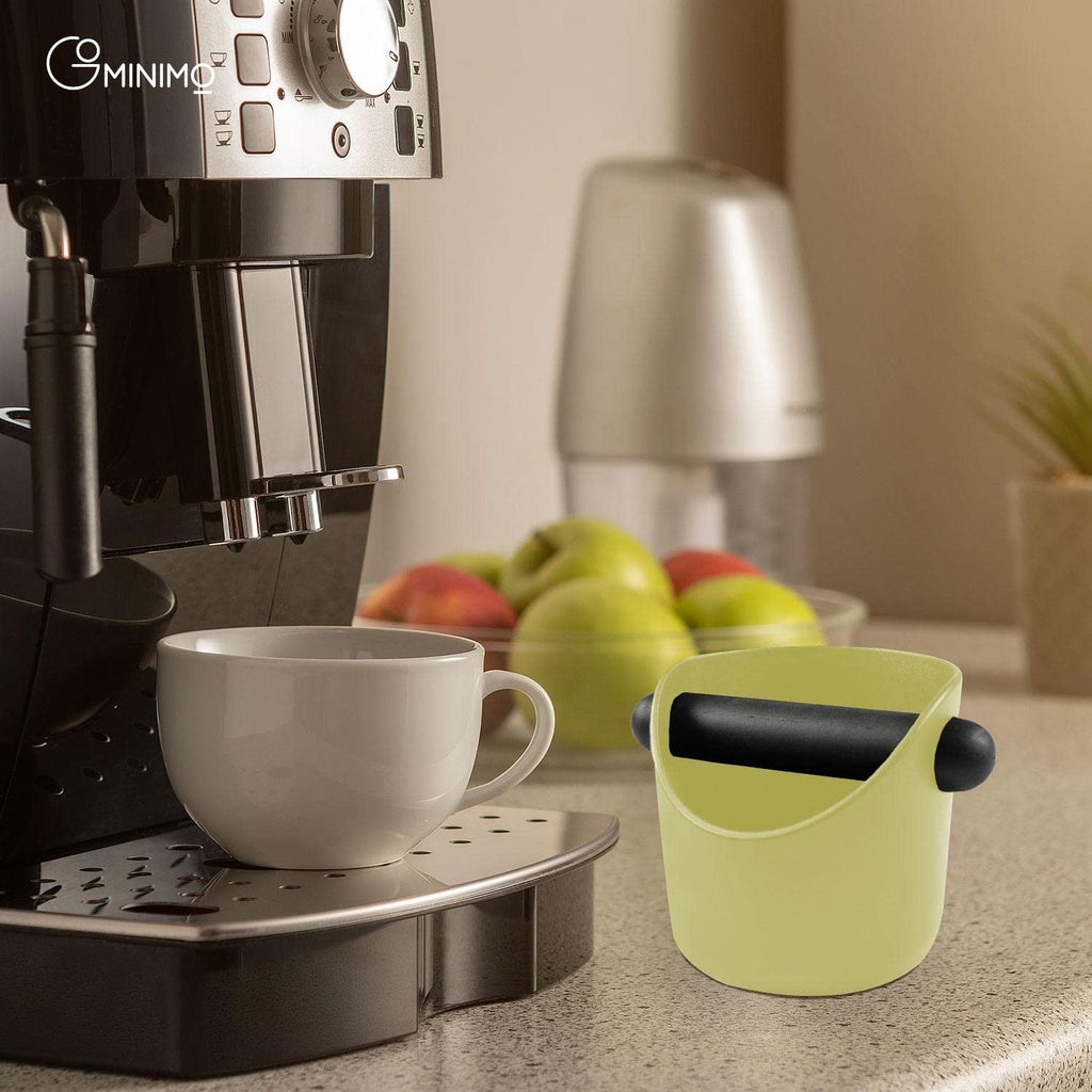 Coffee Knock Box With Removable Knock Bar - Green 11cm