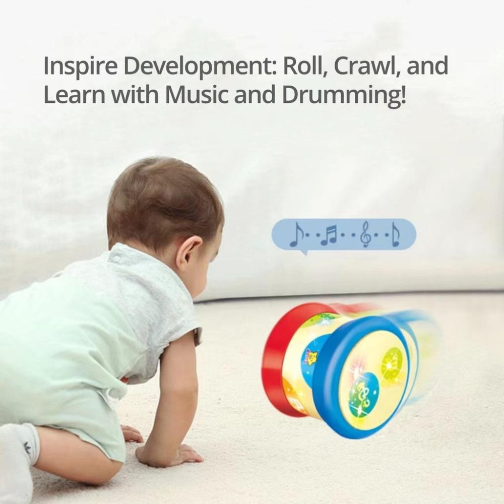 Kids Toy Musician Drum - Blue & Red