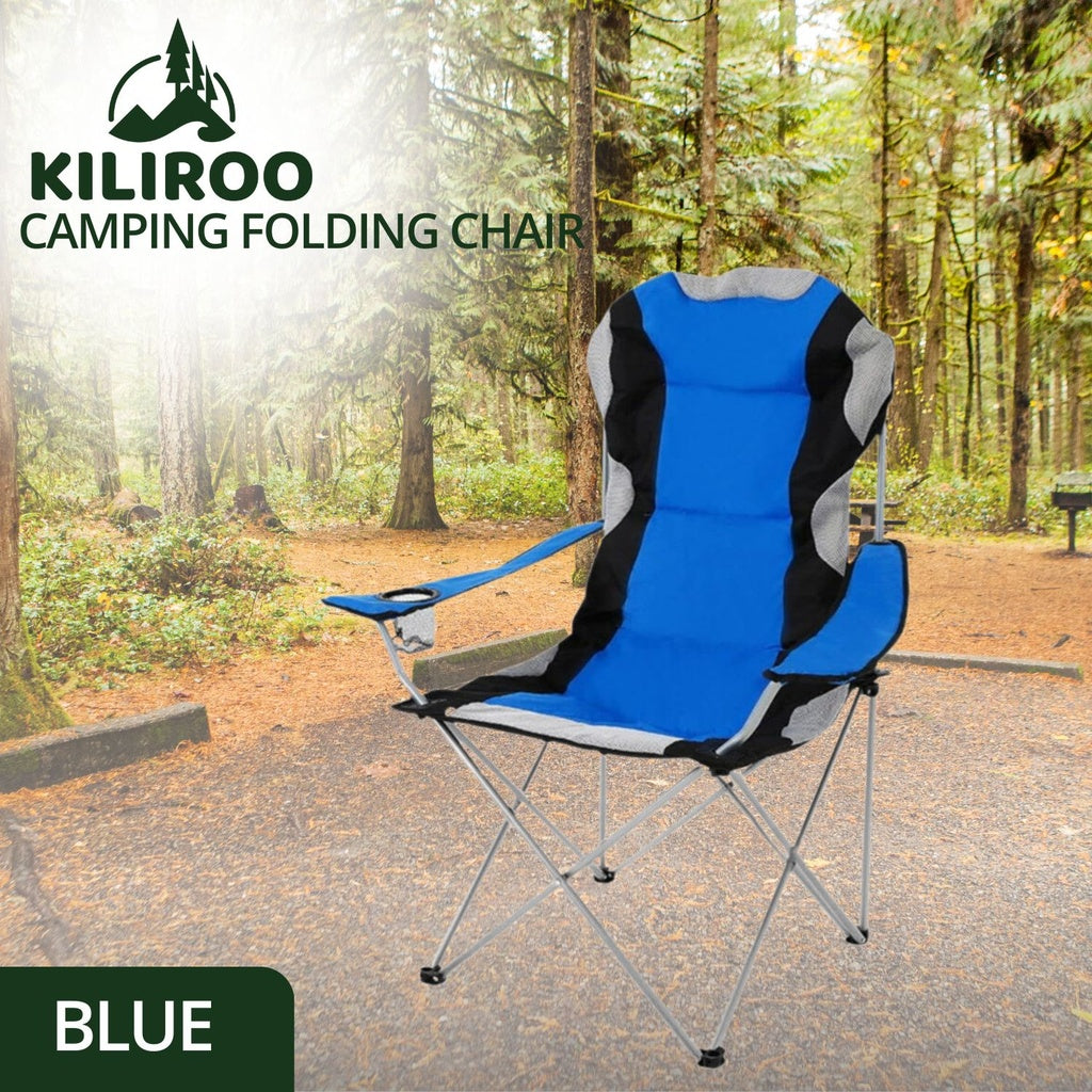 Camping Folding Chair - Blue