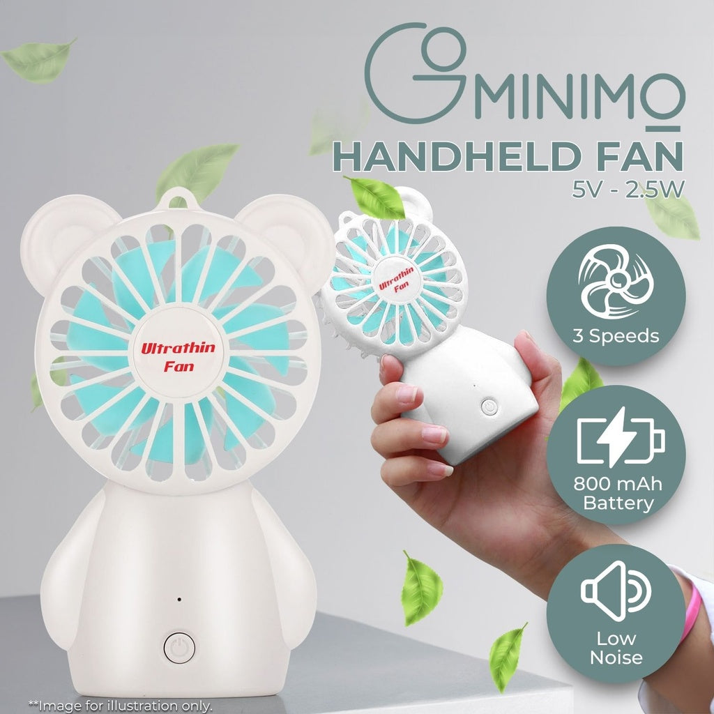 Rechargeable Handheld Fan (White)