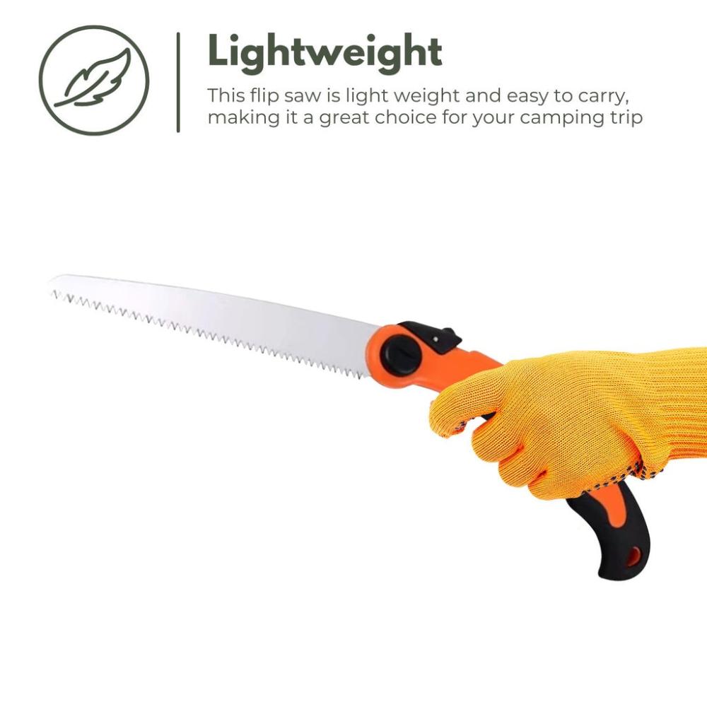 Camping Flip Saw 8-Inch Blade Tree Pruning Hand Saw