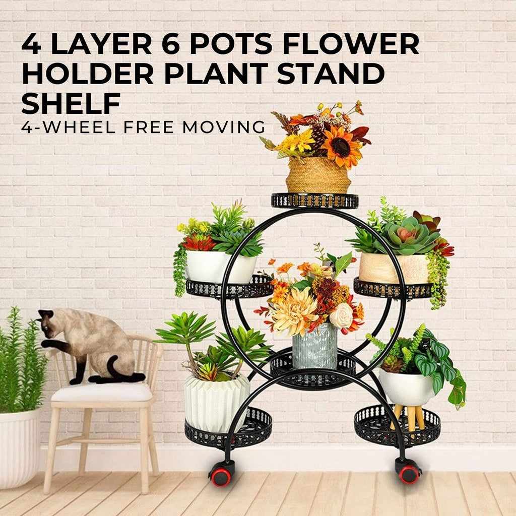 Indoor Outdoor Flower Holder Stand Shelf Display