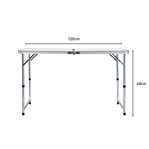 Camping Table With 4 Chair120cm - Silver