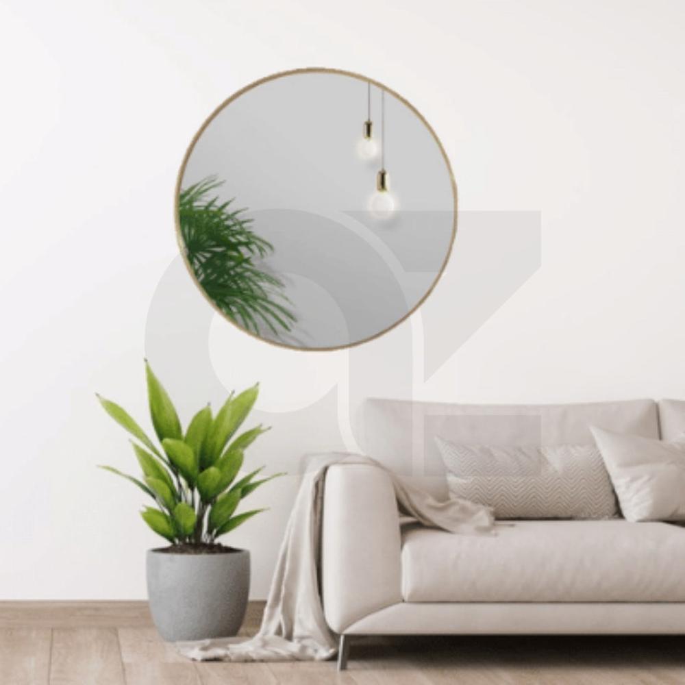 Round Mirror Without LED Lights - 60cms